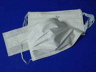 Cleanroom 3ply Face Mask with PU Ear Loop